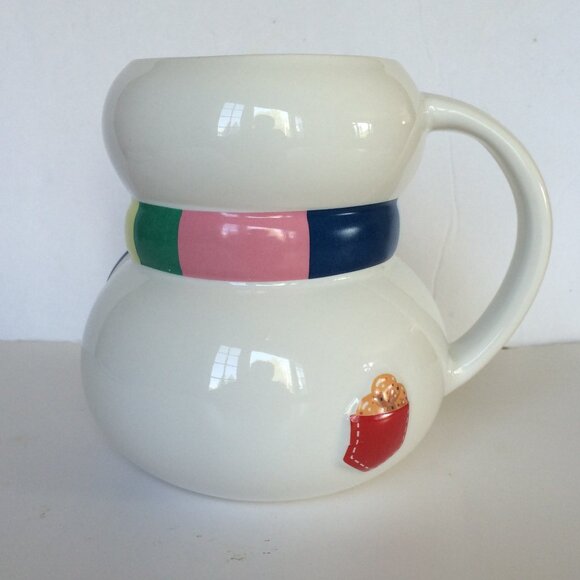 Tim Hortons 2023 Snowman Coffee Mug White Multicolor Scarf - Picture 3 of 9